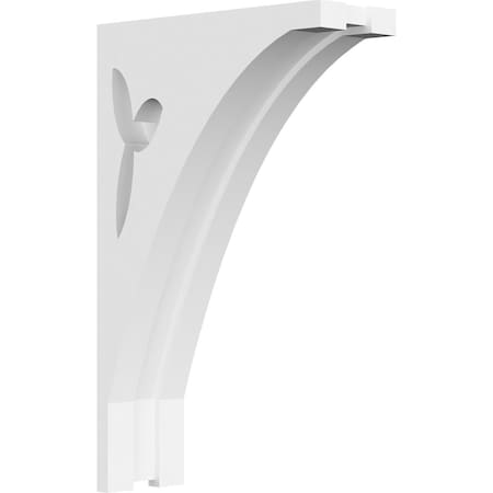 Ekena Millwork Naple Architectural Grade PVC Corbel, 1 7/8"W X 5"D X 8"H CORP01X05X08NA